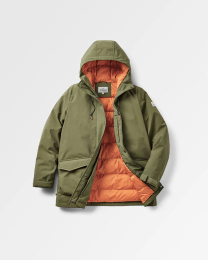 Alaska Insulated Parka - Khaki - Flatlay