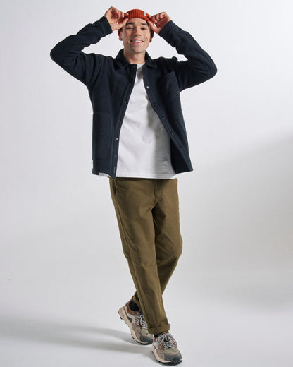 Adventurer Canvas Trouser - Dark Olive - Studio Model