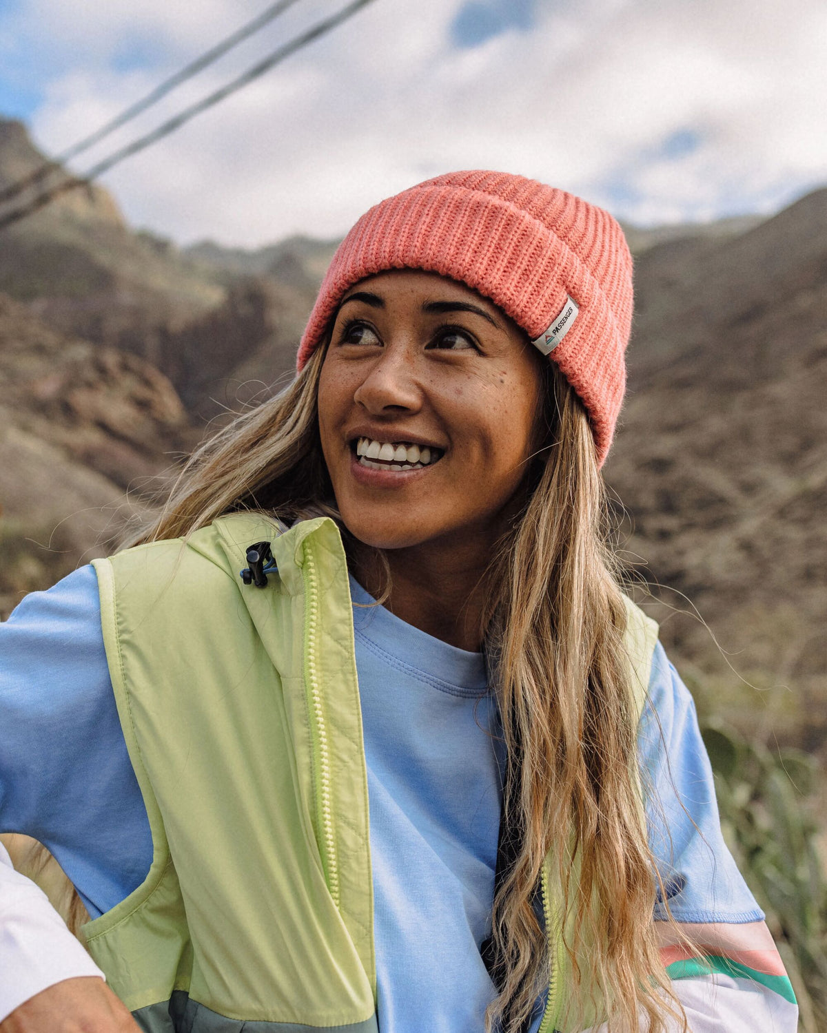 Compass Beanie - Shell Pink - Lifestyle - Female