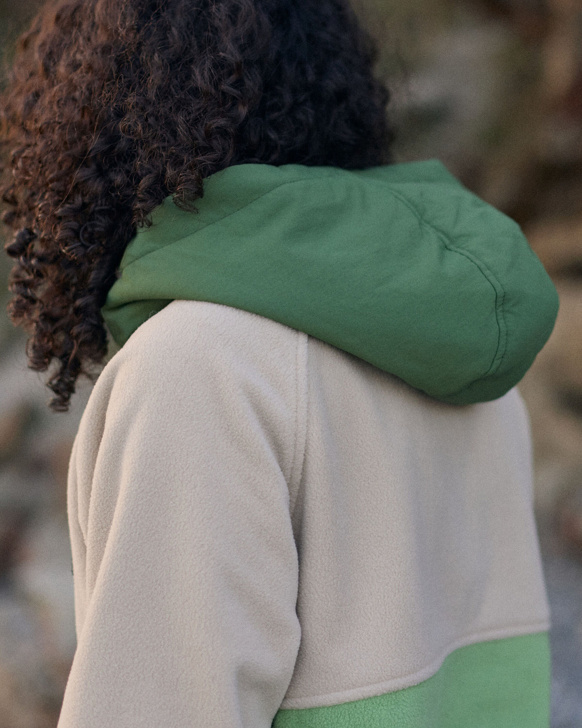 Alexander Hooded Polartec® Fleece - Feather/Wild Green - Lifestyle