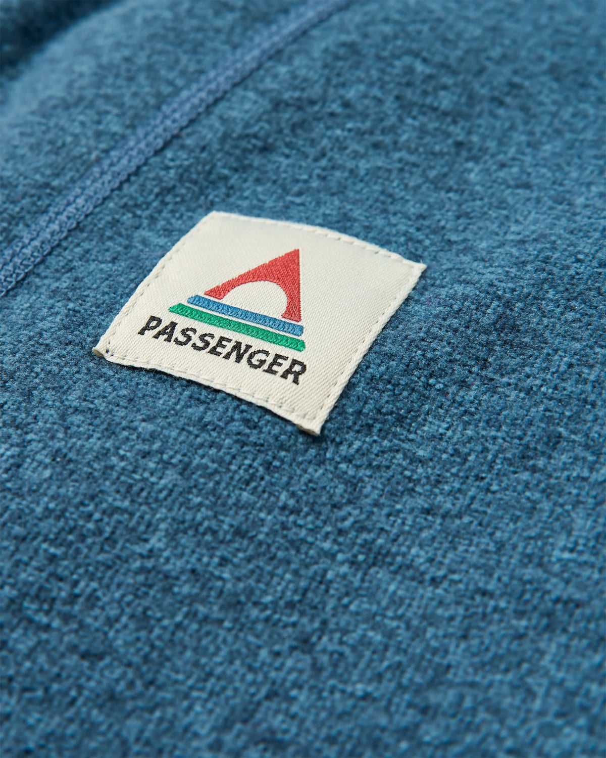 Pinegrove Polartec® Fleece Hoodie - Dark Denim Marl - Flatlay