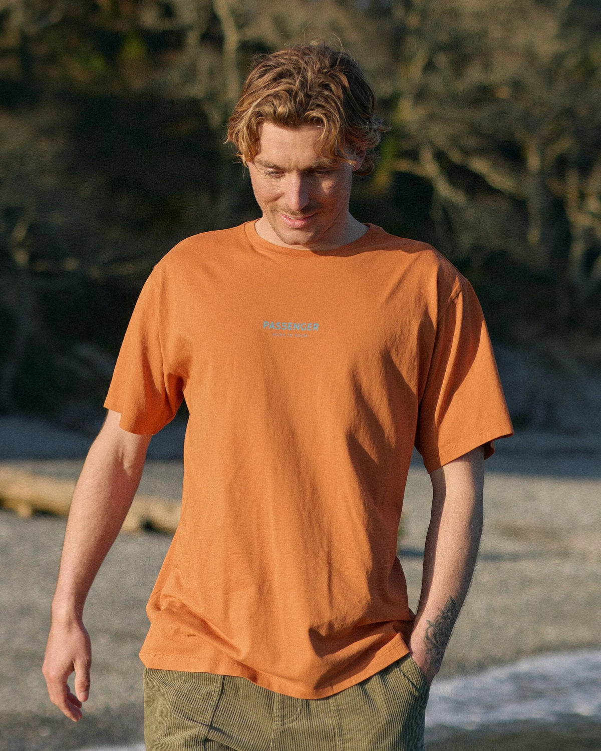 Passenger T-Shirt - Sunset Orange - Lifestyle