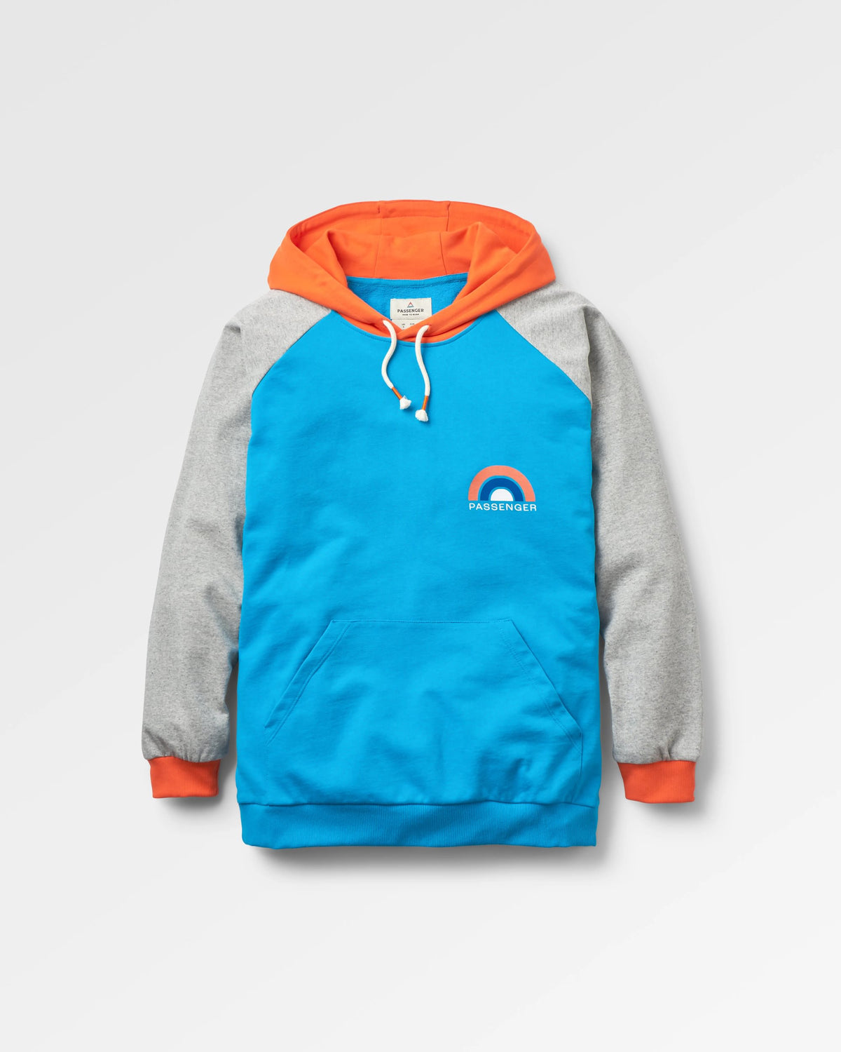 Riser Cotton Hoodie - Bluejay - Flatlay
