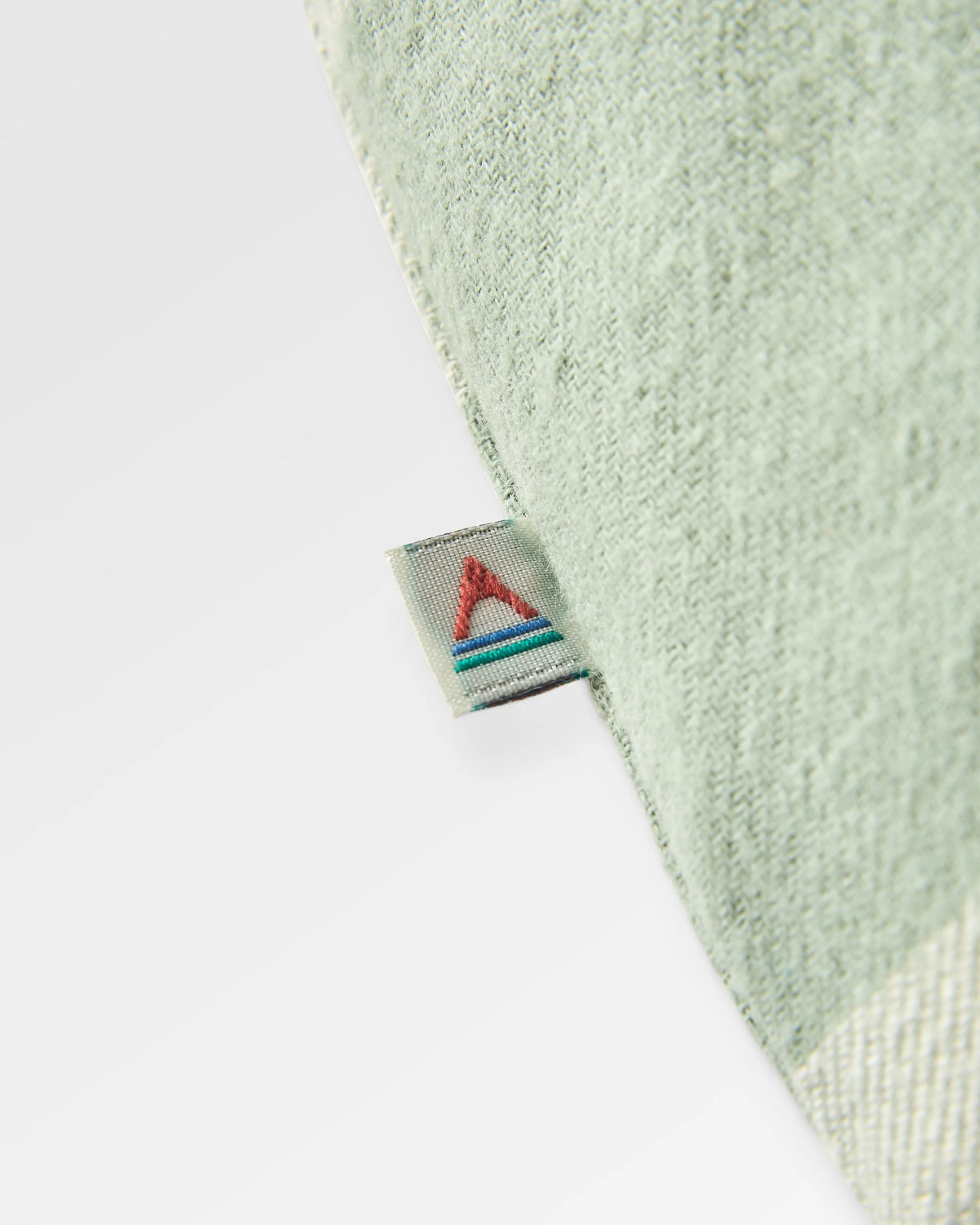 Flint Cotton Overshirt - Pistachio Buffalo Check - Flatlay