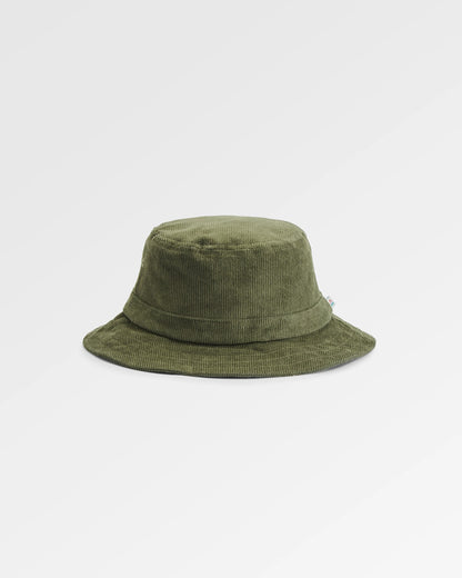 Forest Cord Bucket Hat - Khaki - Flatlay
