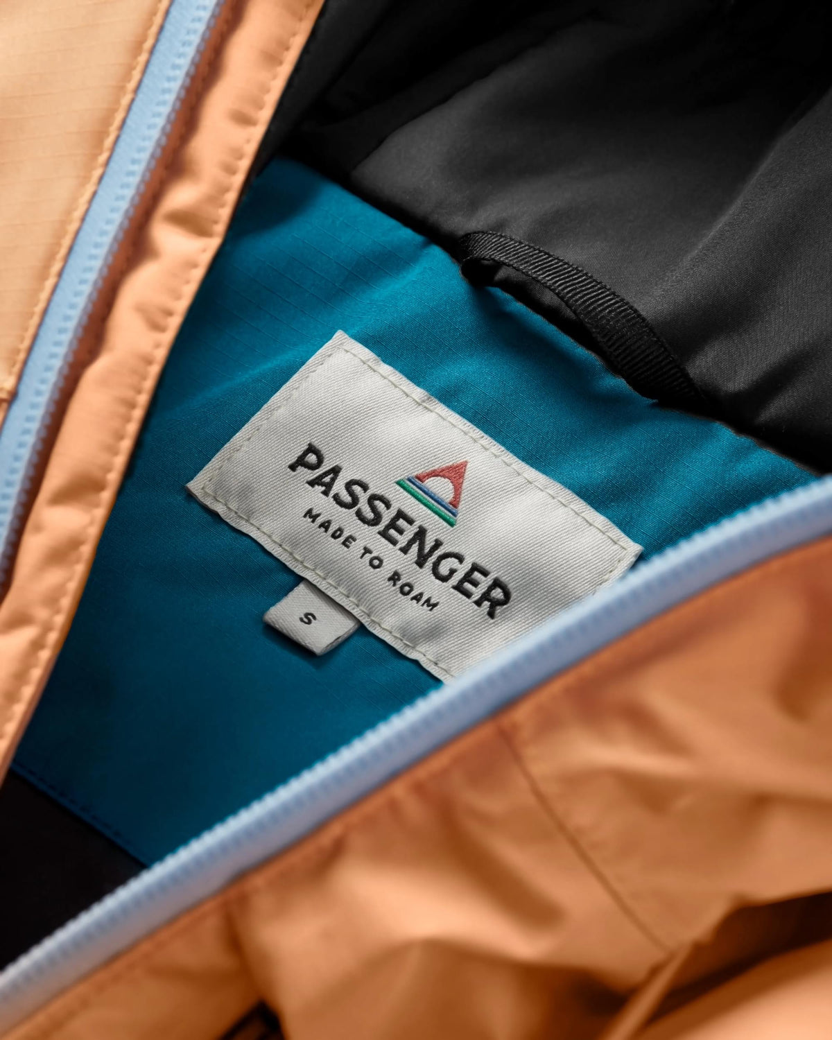 Terrain Insulated Water Resistant Jacket - Corsair Blue/ Apricot - Flatlay