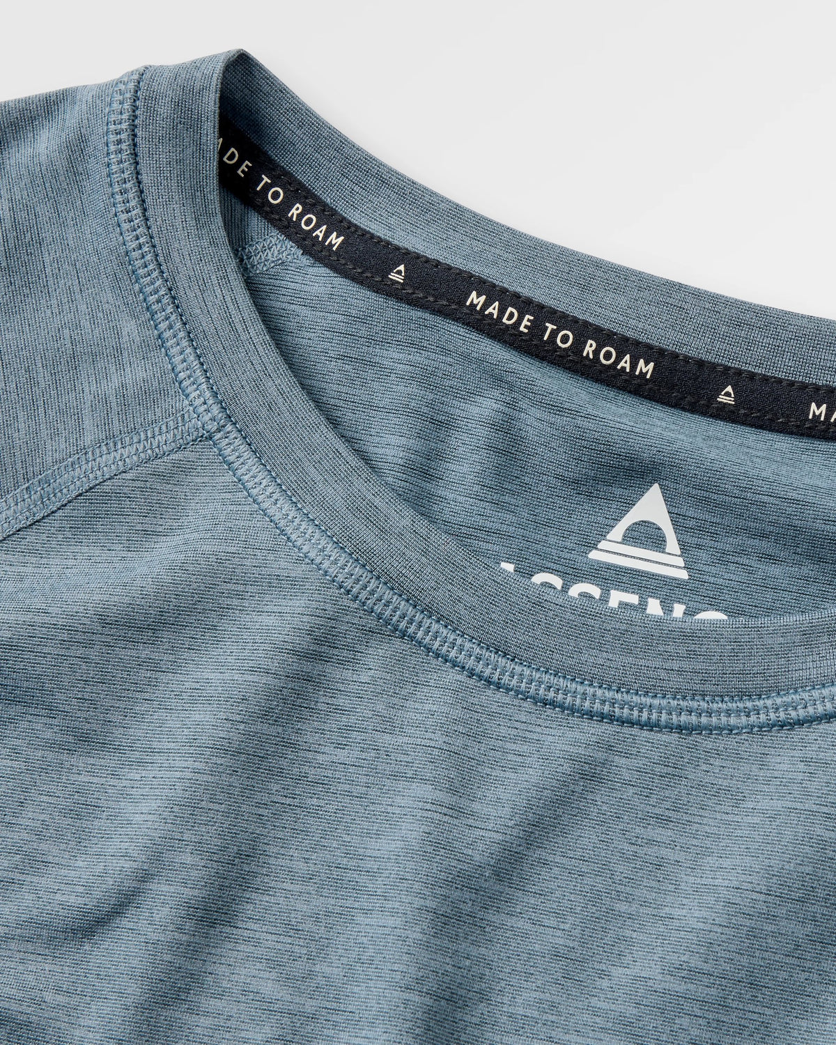 Light Ray Lightweight Surf T-Shirt - Storm Grey Marl - Flatlay