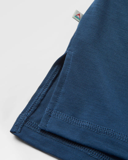 Trail Active T-shirt - Dark Denim - Flatlay