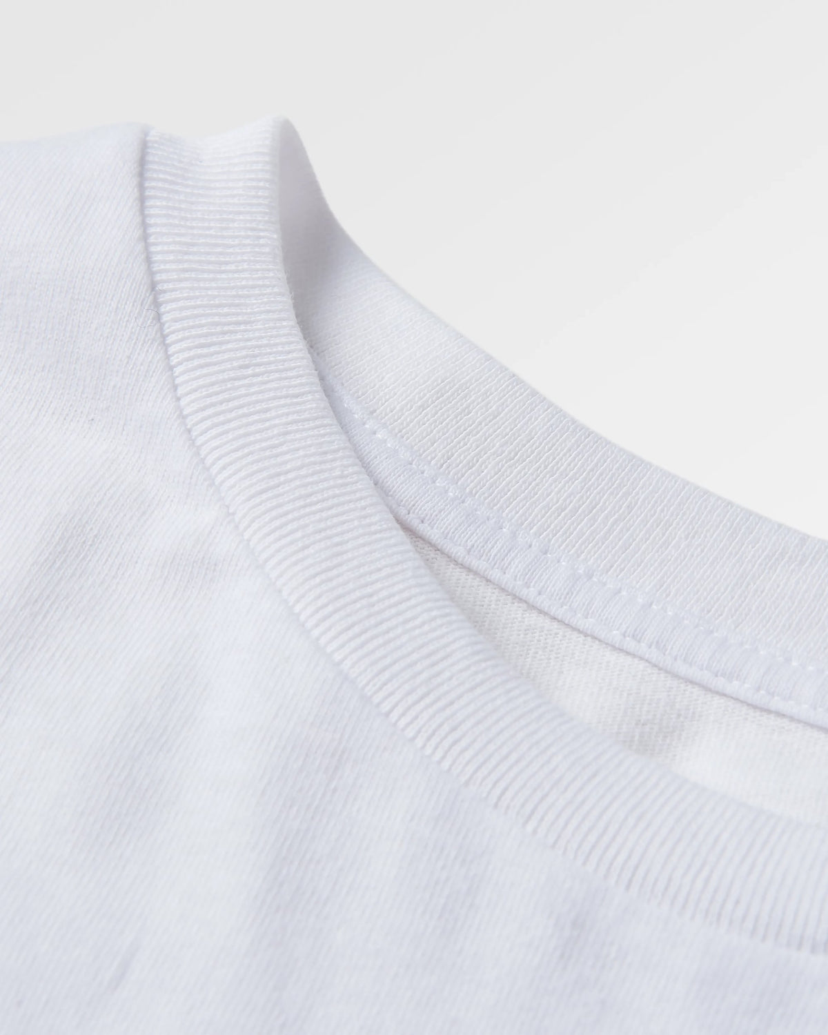 Odyssey Cotton T-Shirt - White - Flatlay