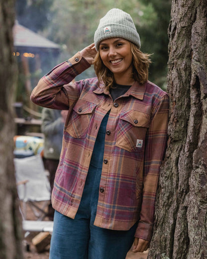 Stella LS Shirt - Toffee Check - Lifestyle