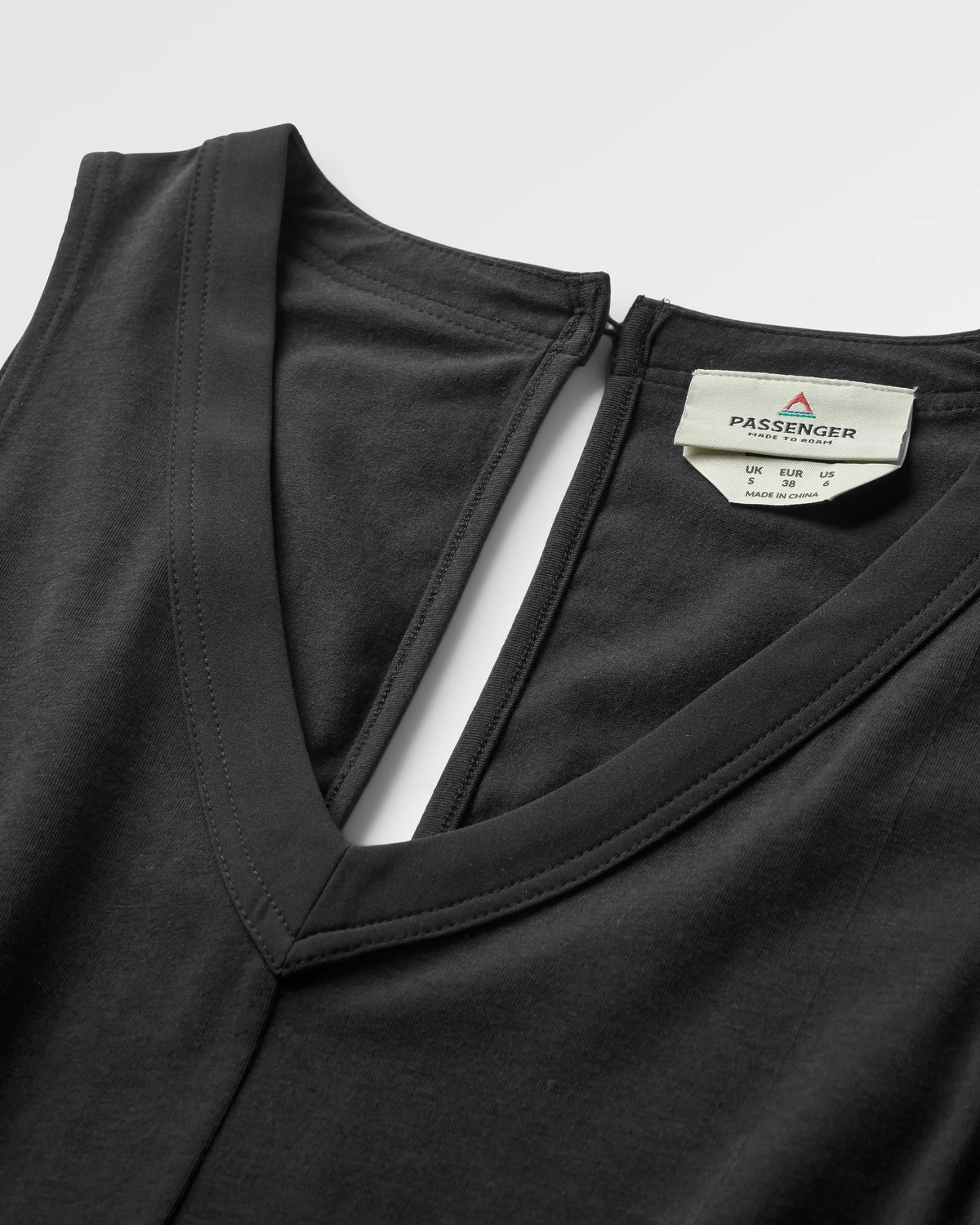 Aria Jumpsuit - Black - Flatlay