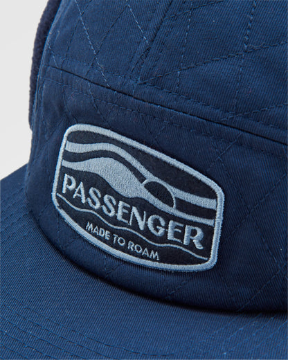 Nightfall Polar Fleece Lined Hat - Tidal Blue - Flatlay