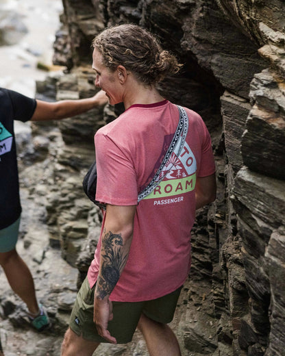 Classic Active T-Shirt - Mineral Red Marl - Lifestyle