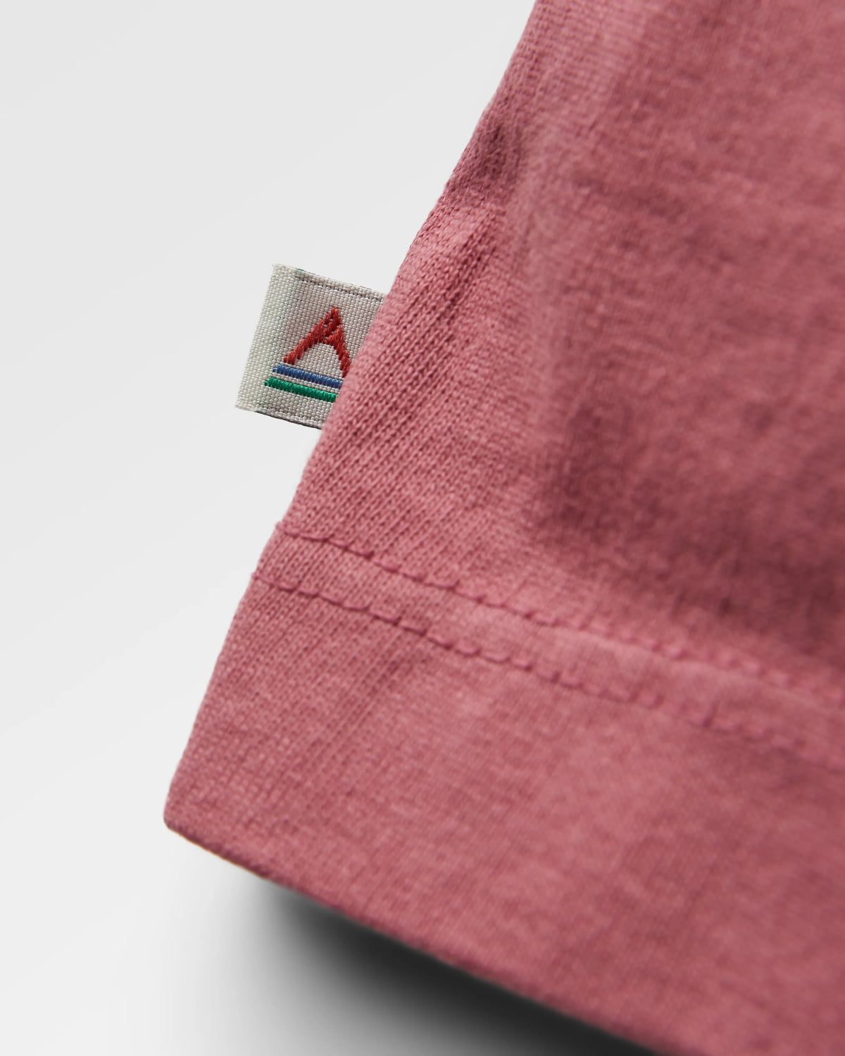 Heritage Relaxed Fit LS T-Shirt - Mauve Dusk - Flatlay