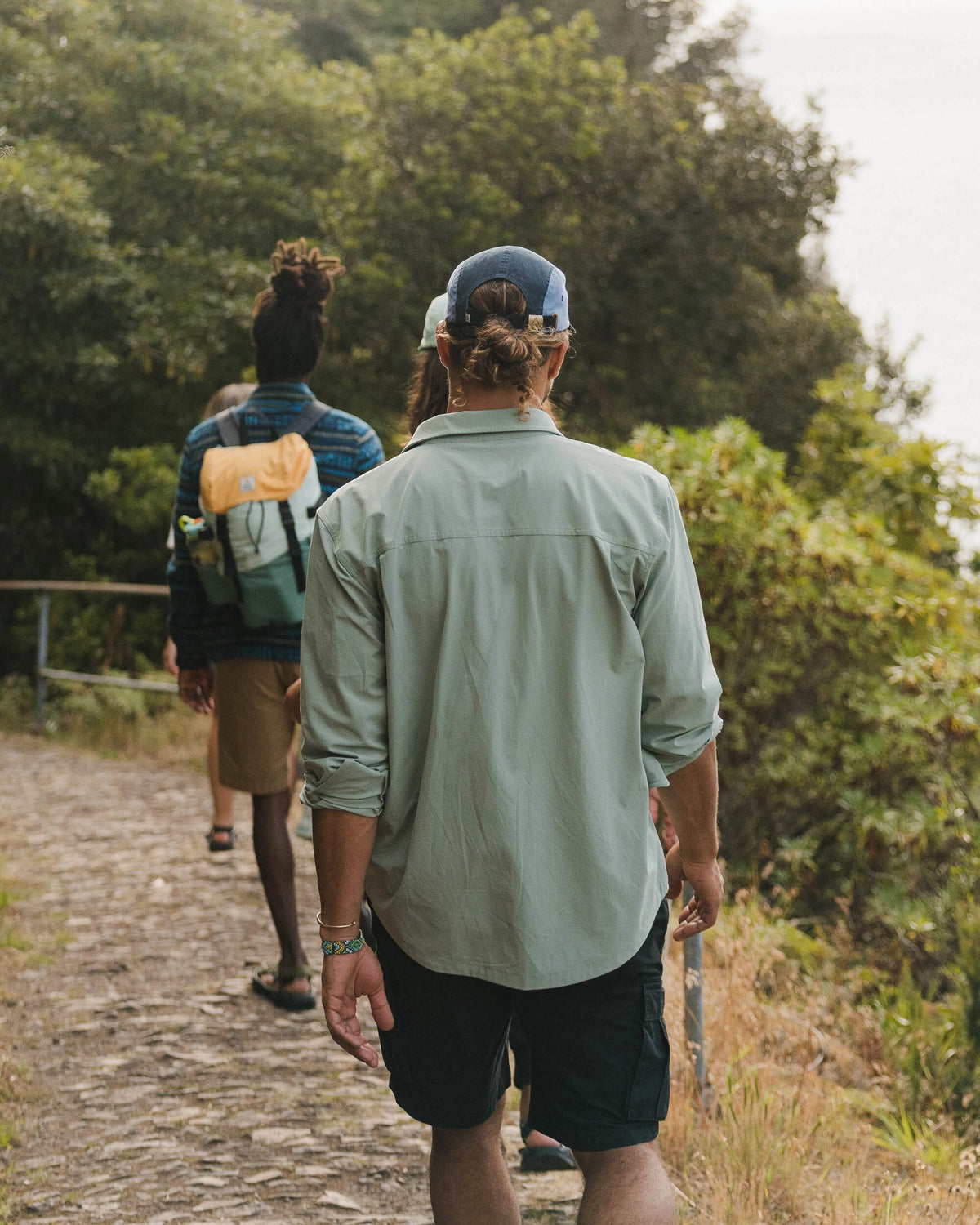 Traveller Stretch Shirt - Pistachio - Lifestyle