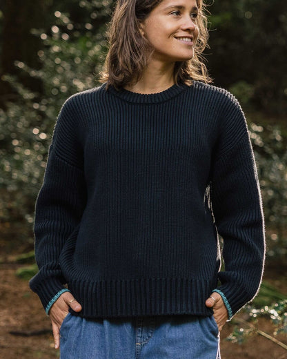 Gondwana Classic Knitted Jumper - Black - Lifestyle