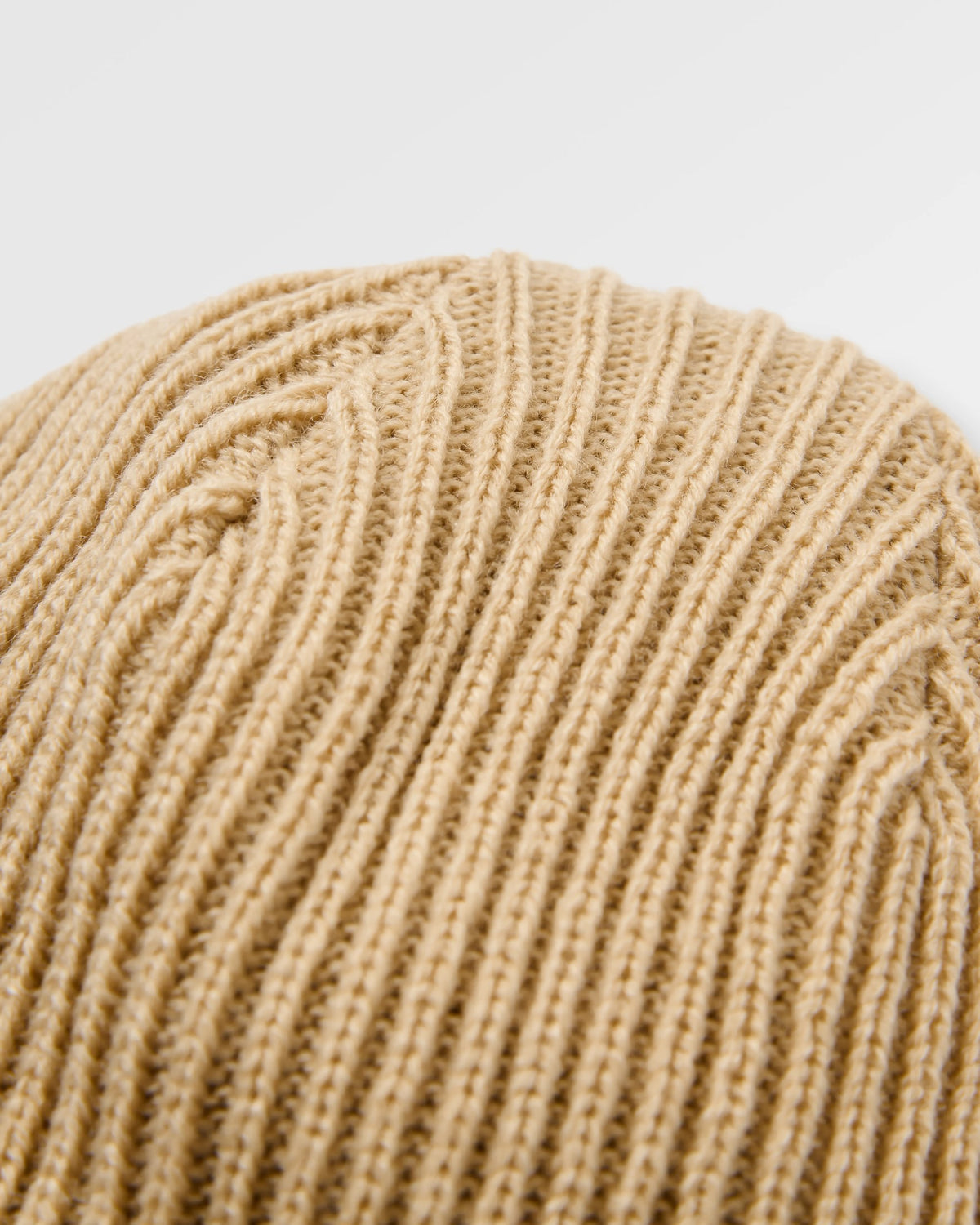 Outlook Reversible Beanie - Toffee/Stone - Flatlay