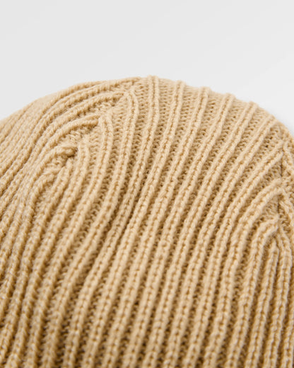 Outlook Reversible Beanie - Toffee/Stone - Flatlay