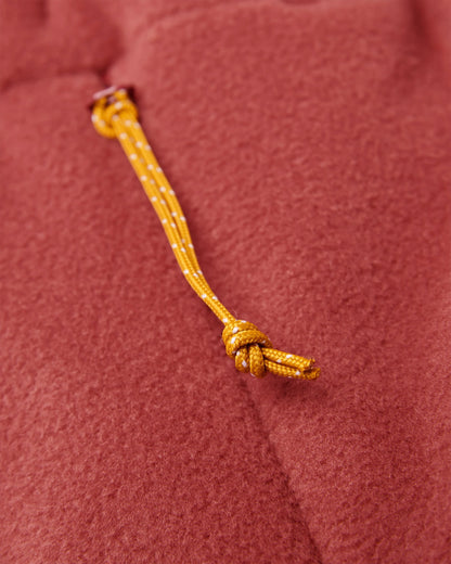 Woodland Polartec® Fleece Jogger - Redwood - Flatlay