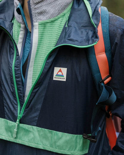 Gusto Windshell Anorak - Rich Navy/Dark Denim - Lifestyle
