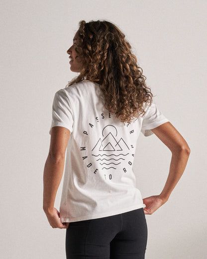 Remote T-Shirt - White - Studio Model