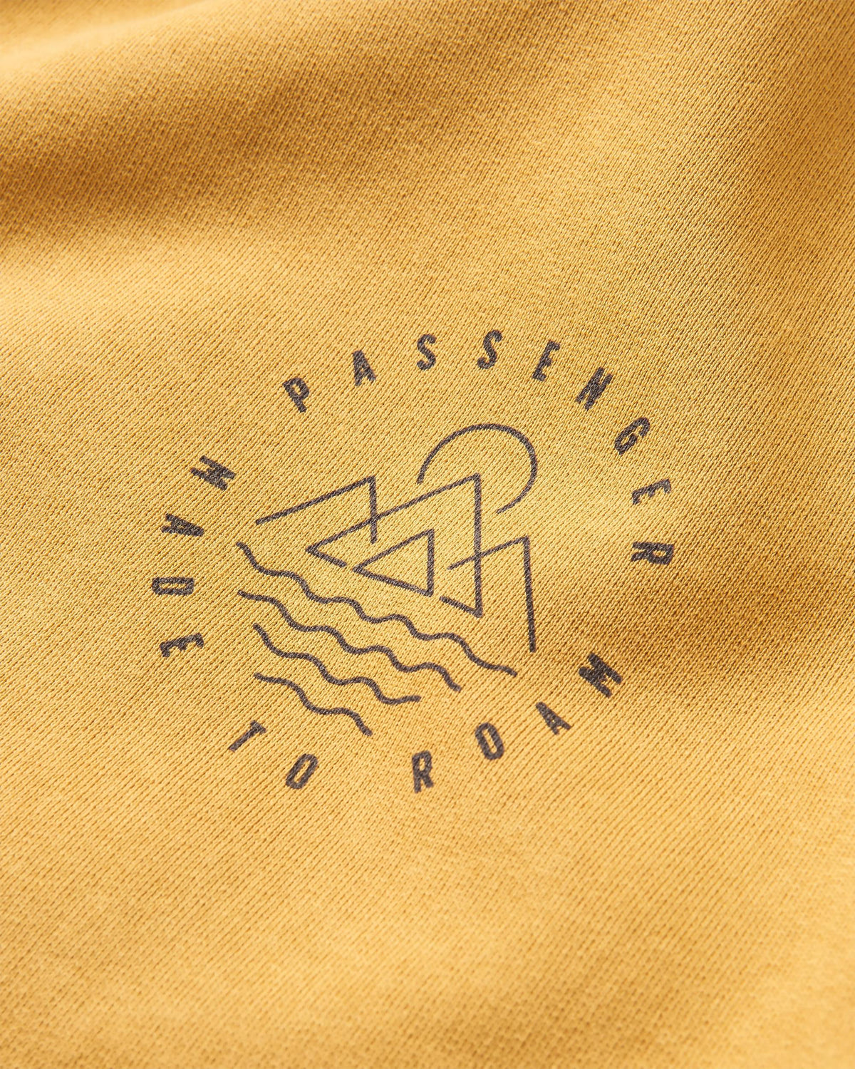 Escapism Regular Fit Sweatshirt - Mustard Gold - Flatlay