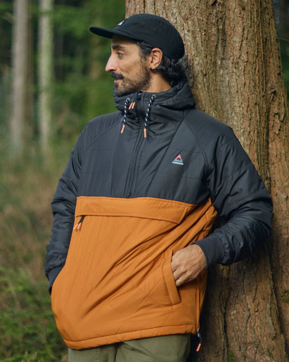 Oceanic Insulated Anorak - Black/Retro Orange - Lifestyle