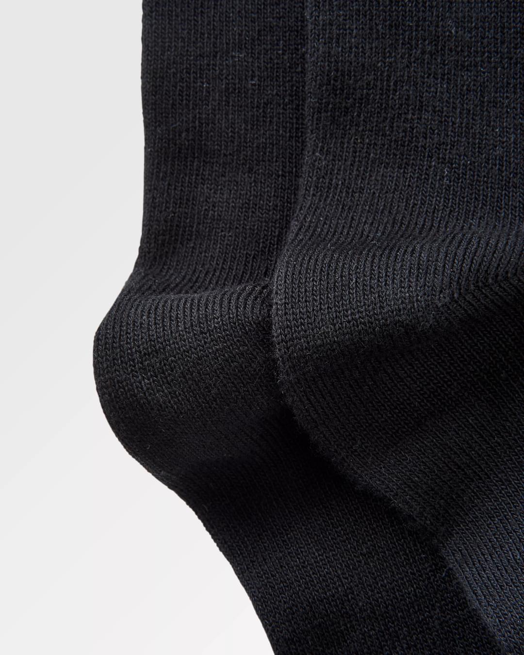 Crew Socks - Black - Flatlay