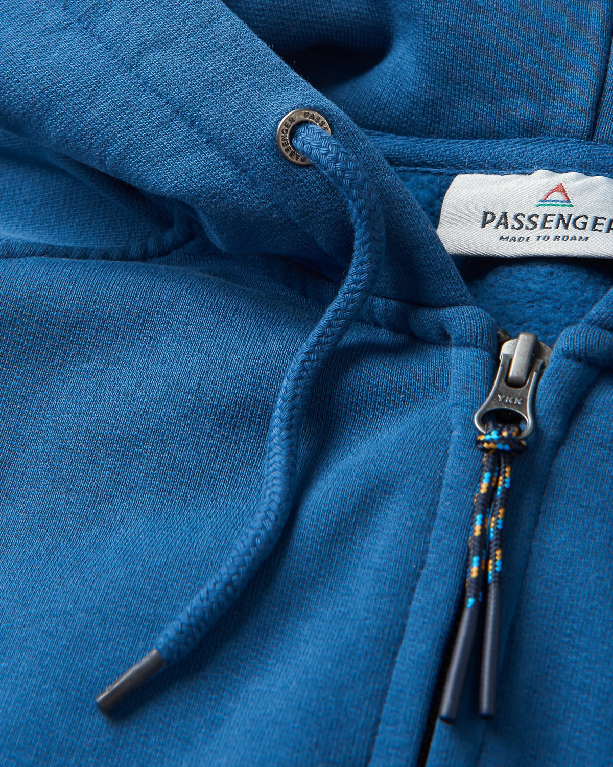 Heritage Full Zip Hoodie - Dark Denim - Flatlay