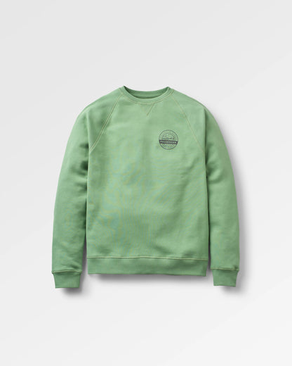 Odyssey Sweatshirt - Stem Green - Flatlay