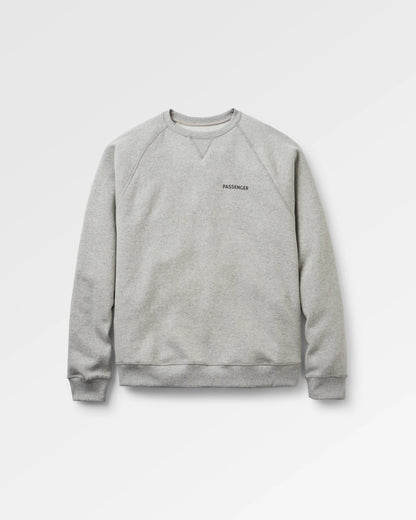 Roamer Men's Sweatshirt - Grey Marl - Flatlay