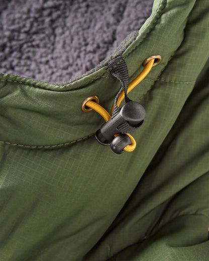 Tasman Long Insulated Jacket - Fir Tree - Flatlay