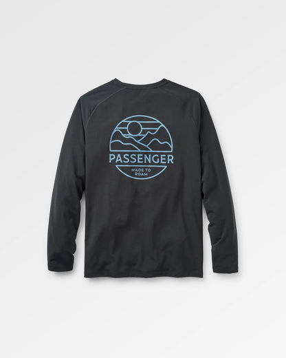 Sedona Drirelease® Active LS T-Shirt - Black - Flatlay
