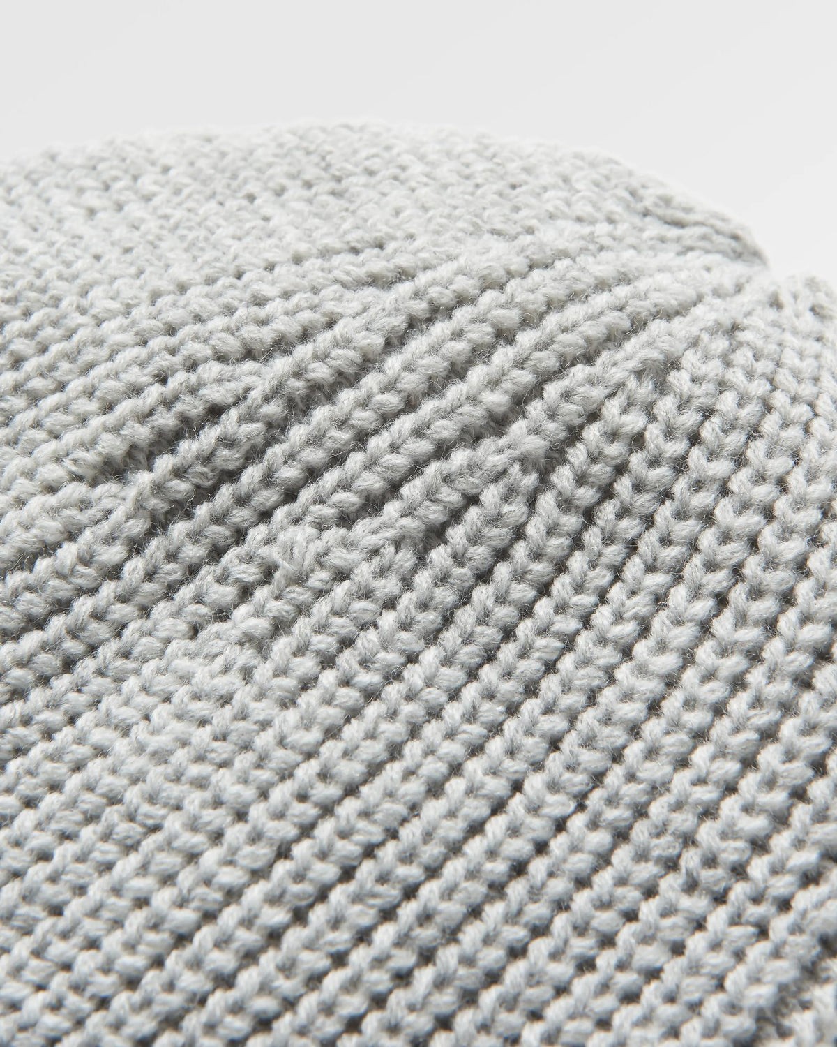 Compass Beanie - Light Grey Marl - Flatlay