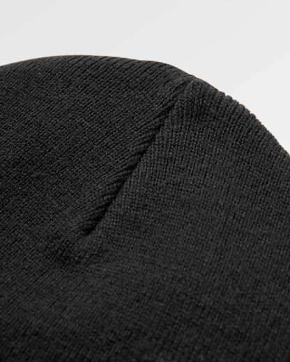 Core High-Top Beanie - Black - Flatlay