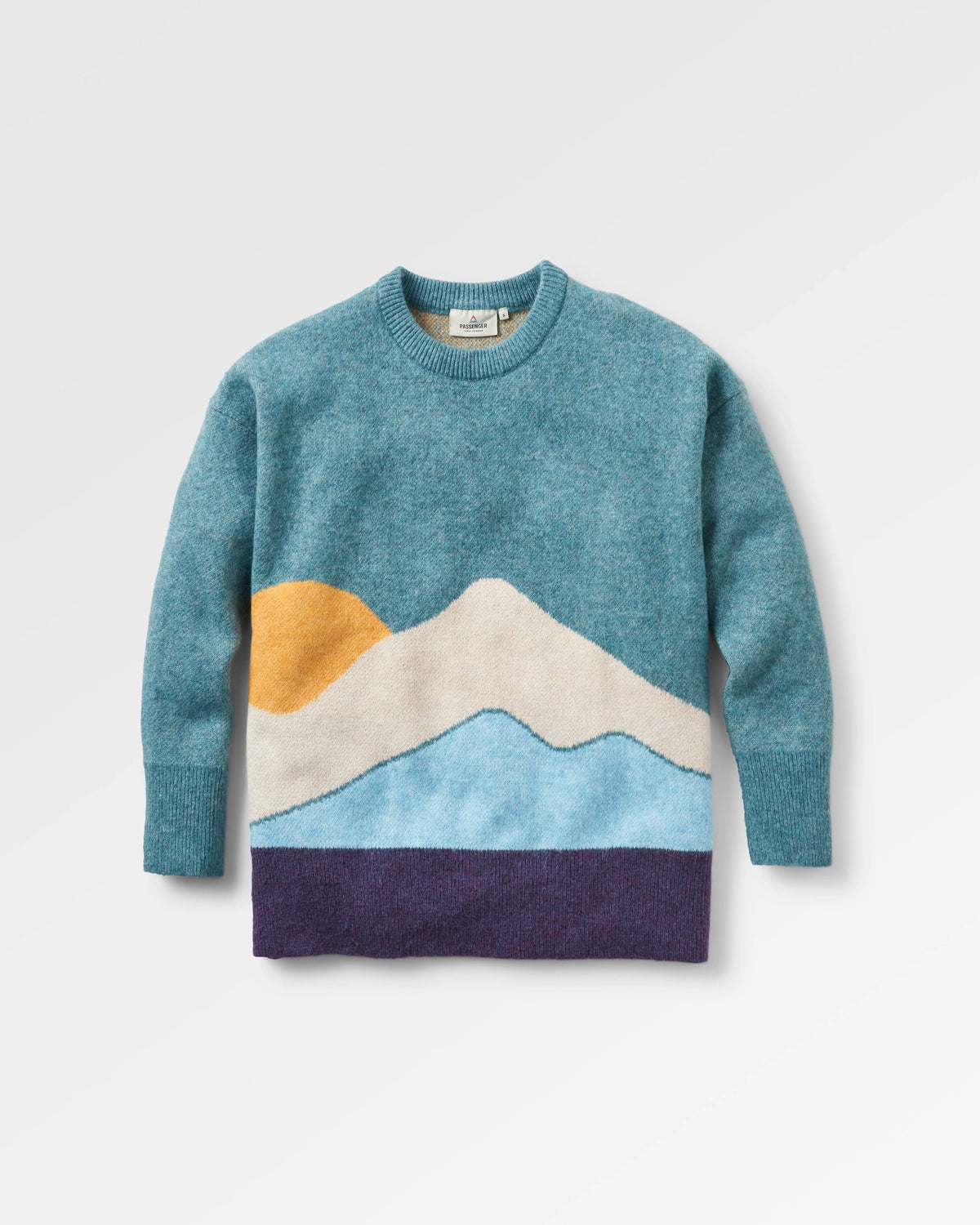 Vista Knitted Jumper - Arctic - Flatlay