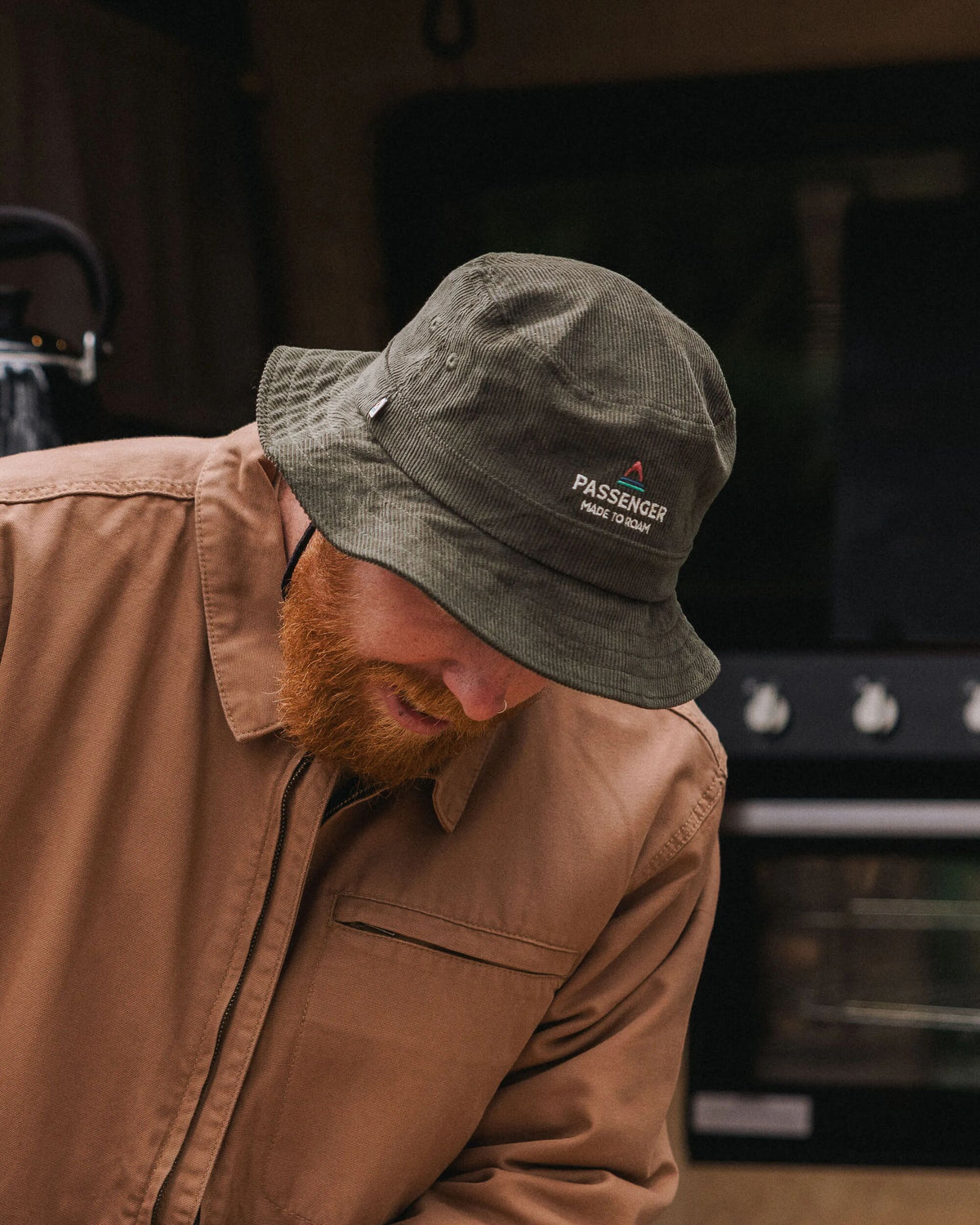 Forest Cord Bucket Hat - Khaki - Lifestyle - Male