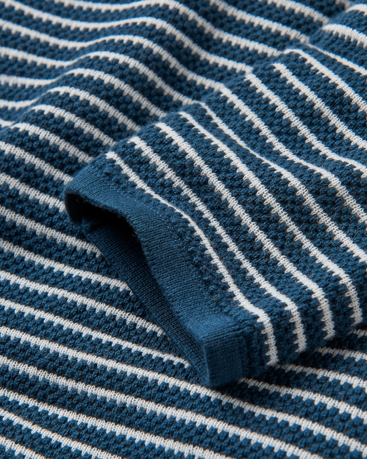 Muir Knitted Jumper - Dark Denim - Flatlay
