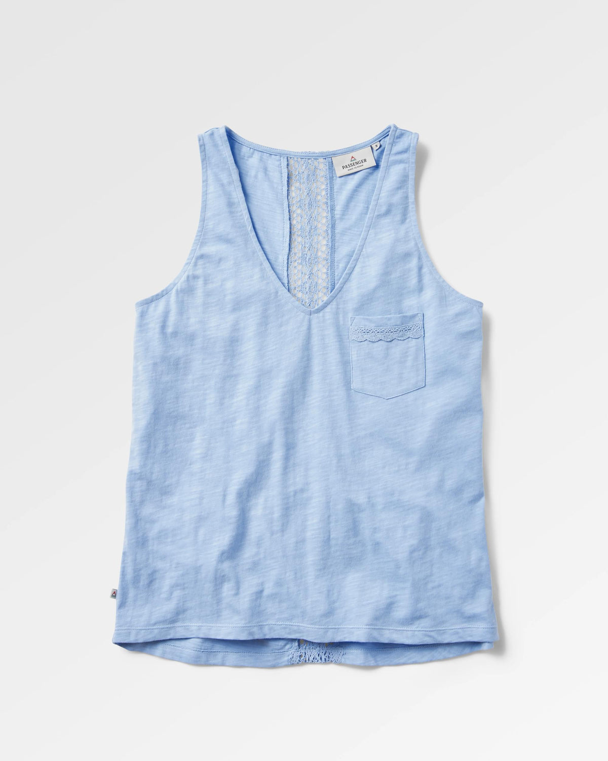 Rivergate Top - Cornflower - Flatlay