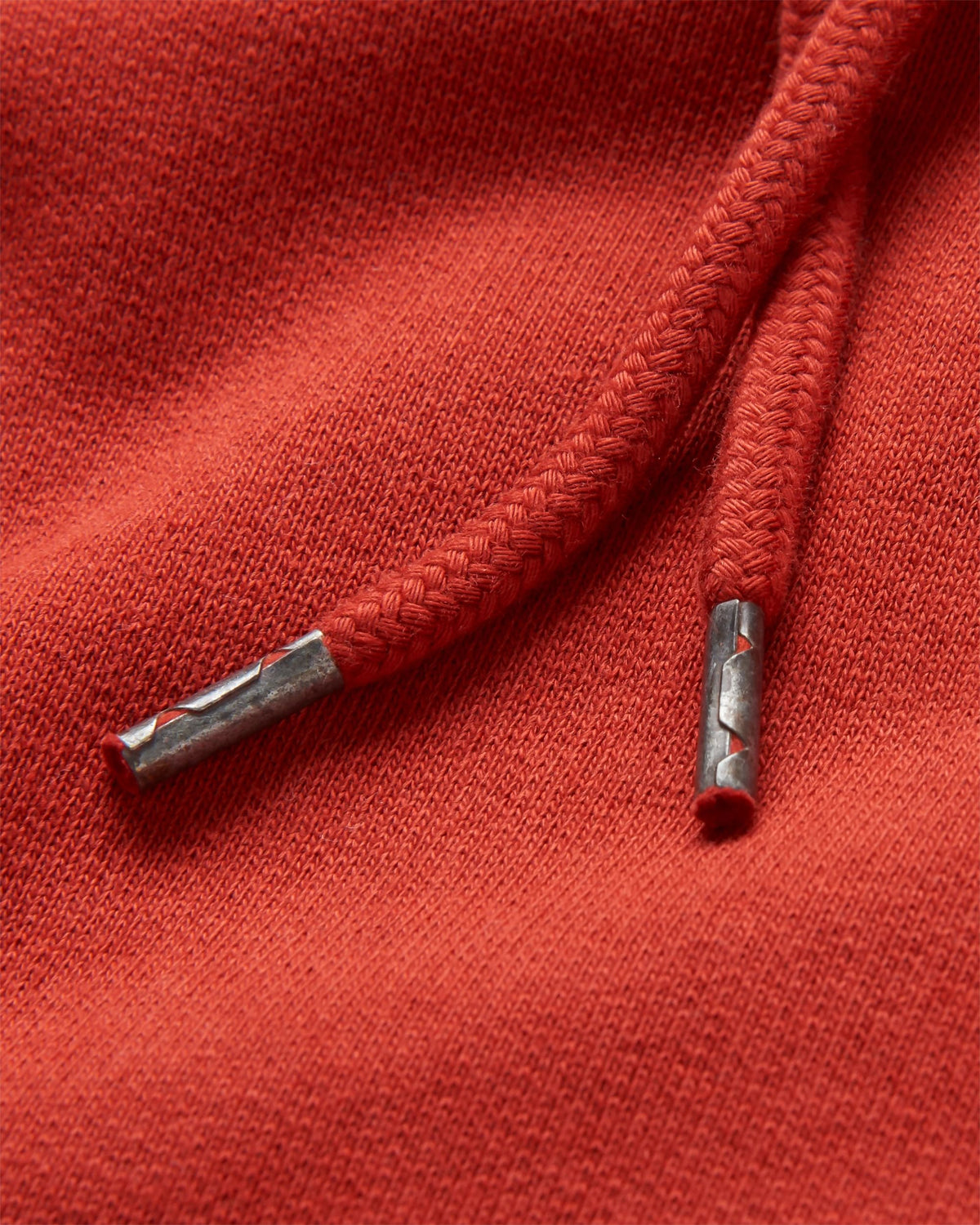 Escapism Regular Fit Hoodie - Red Ochre - Flatlay