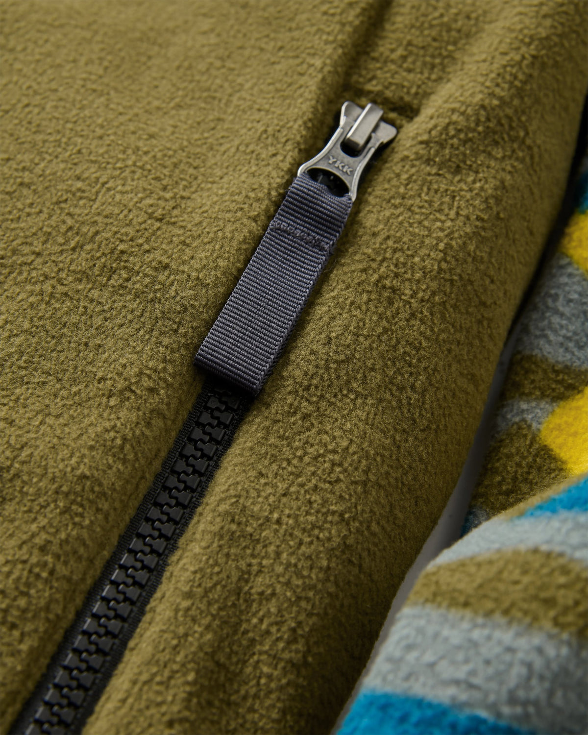 Set Off Polar 1/4 Zip Fleece - Views Dark Olive - Flatlay