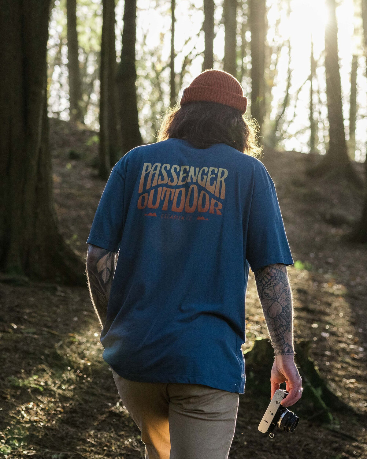 Yuca Relaxed Fit T-Shirt - Dark Denim - Lifestyle