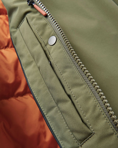 Alaska Insulated Parka - Khaki - Flatlay