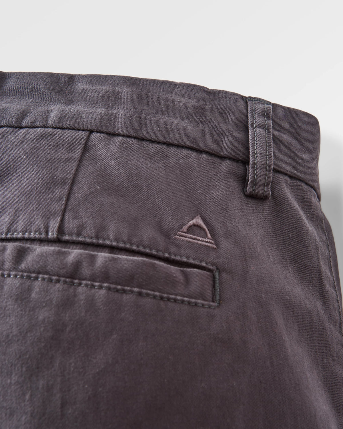 365 Cotton Trouser - Faded Black - Flatlay