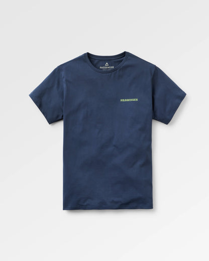 Patches T-Shirt - Rich Navy - Flatlay