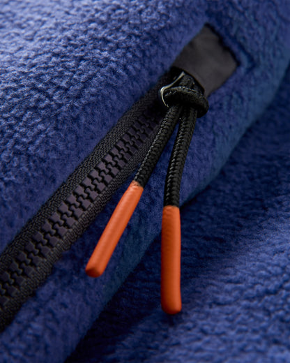 Take It Easy Polar Fleece - Purple Indigo - Flatlay