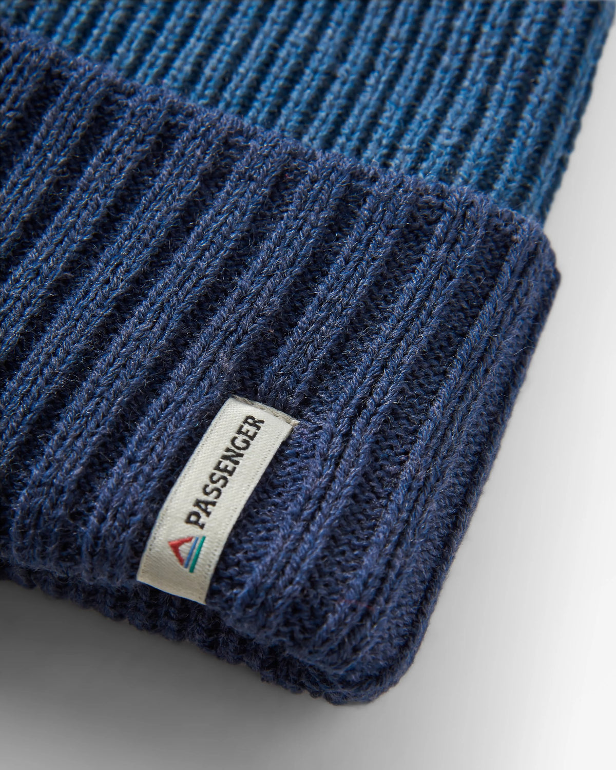 Outlook Beanie - Rich Navy/Dark Denim - Flatlay