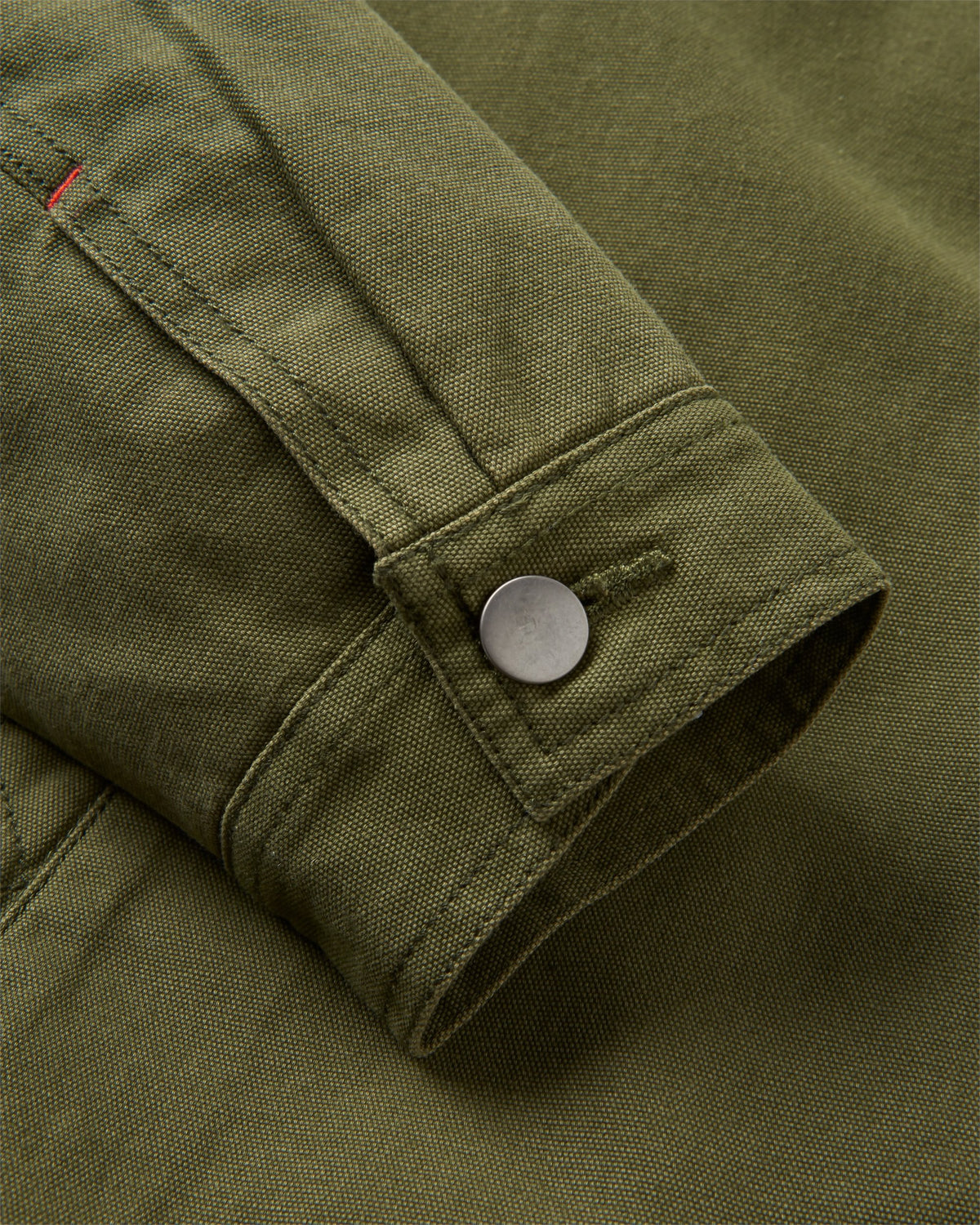 Falcon Cotton Jacket - Khaki - Flatlay