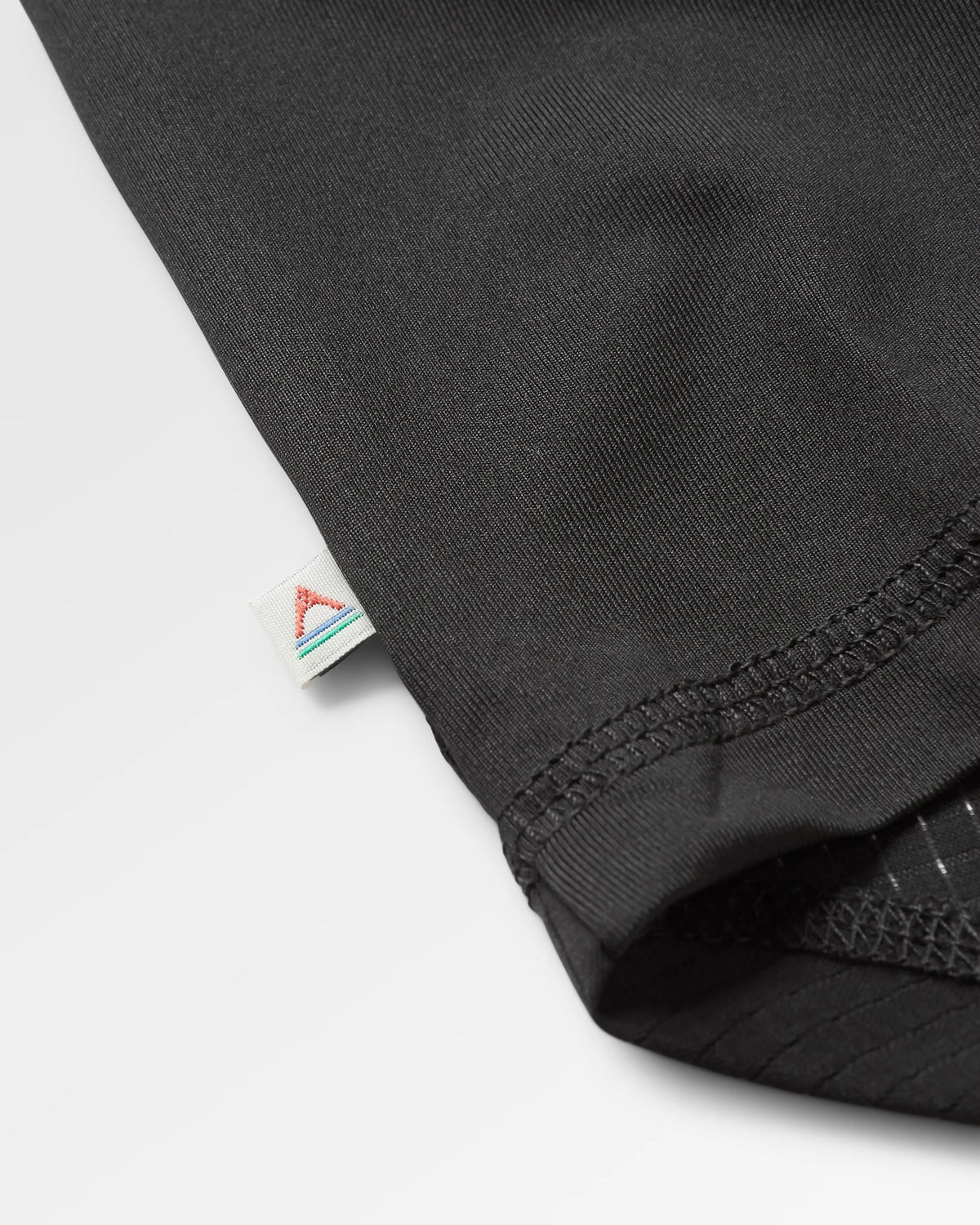 Chakra Tie Back Active T-Shirt - Black - Flatlay