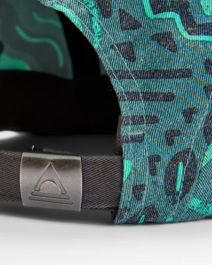 Coast 5 Panel Cap - Elemental Geo Arctic - Flatlay